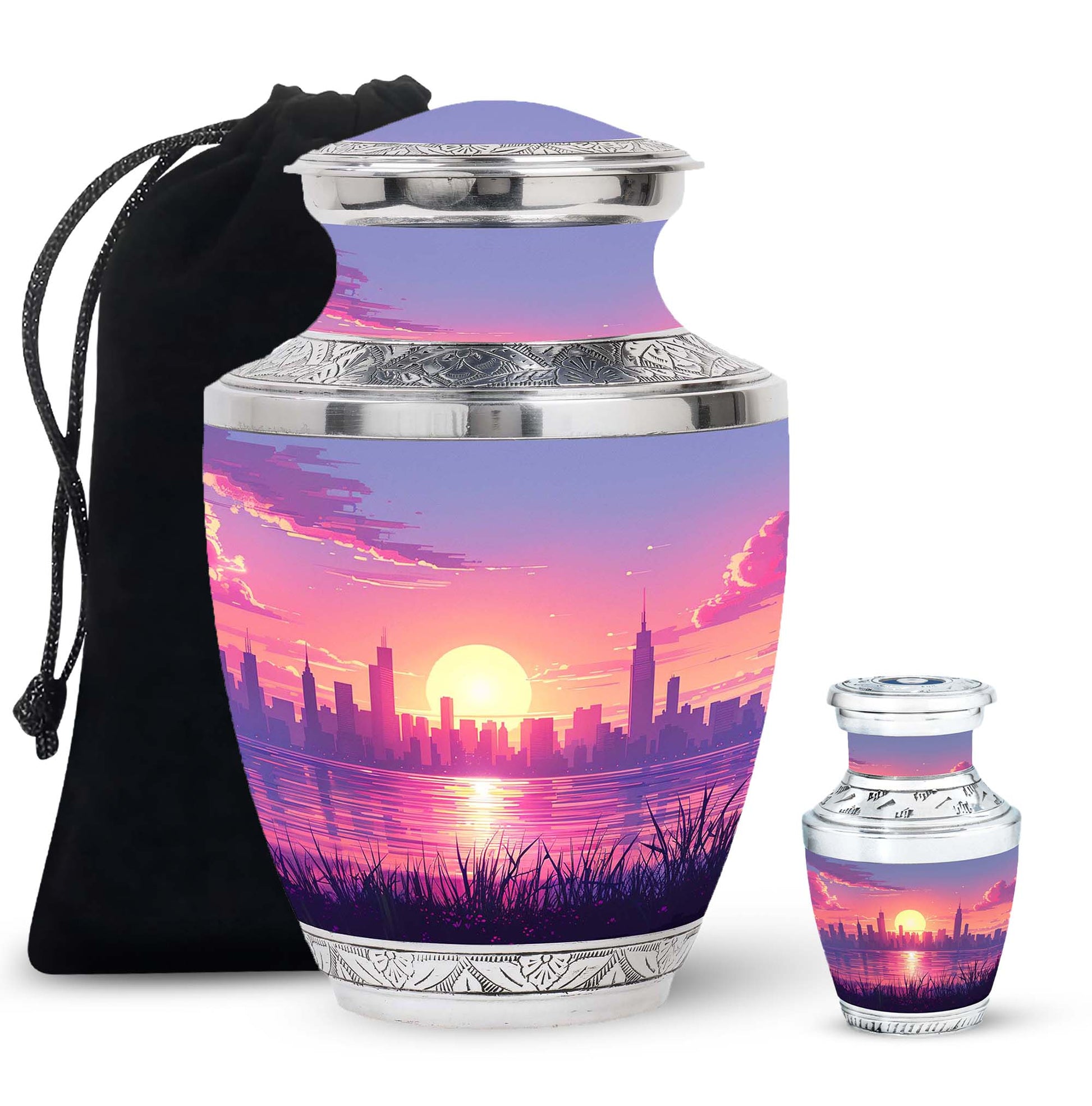 Urban Oasis - Car Urn Large Teardrop, Heart Urn For Ashes