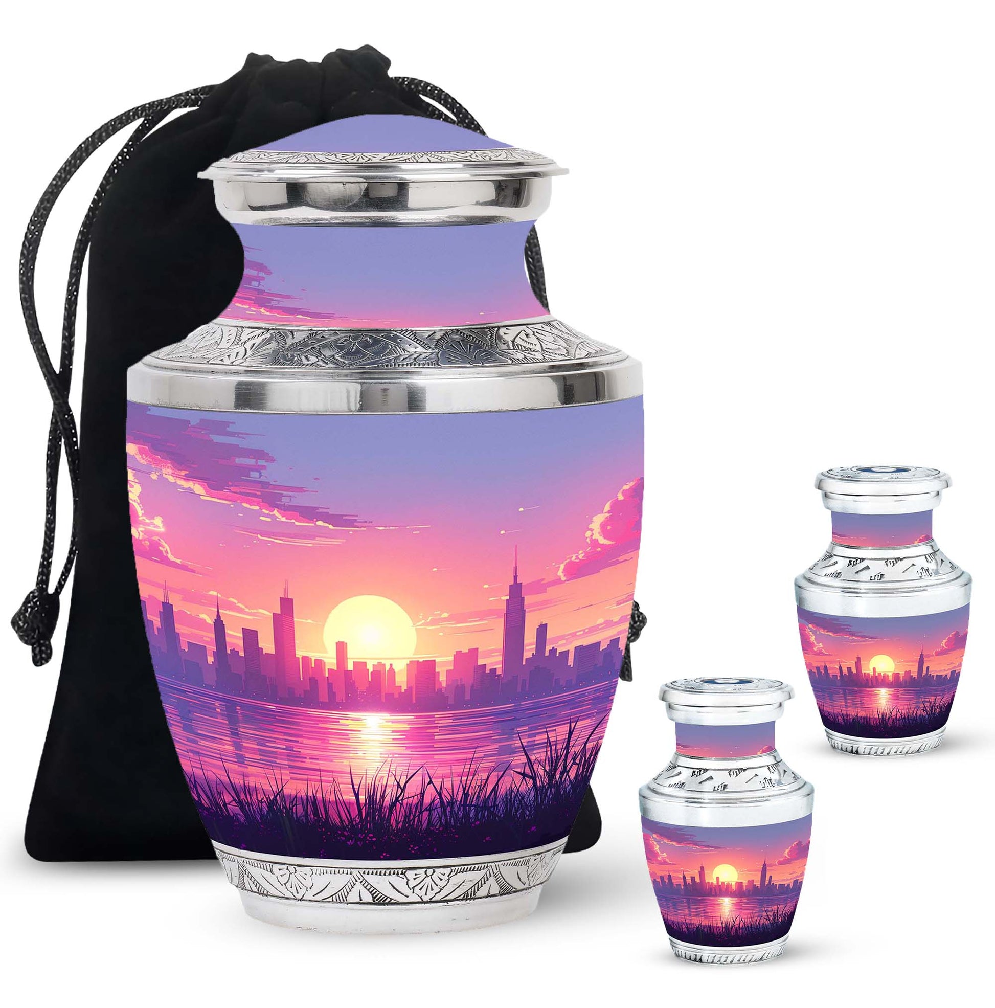 Urban Oasis - Car Urn Large Teardrop, Heart Urn For Ashes
