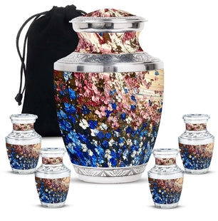 Flowers Urns For Women Funeral, Ashes Cremation Urn