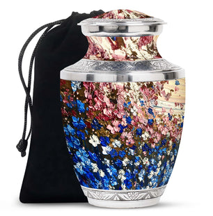 Flowers Urns For Women Funeral, Ashes Cremation Urn