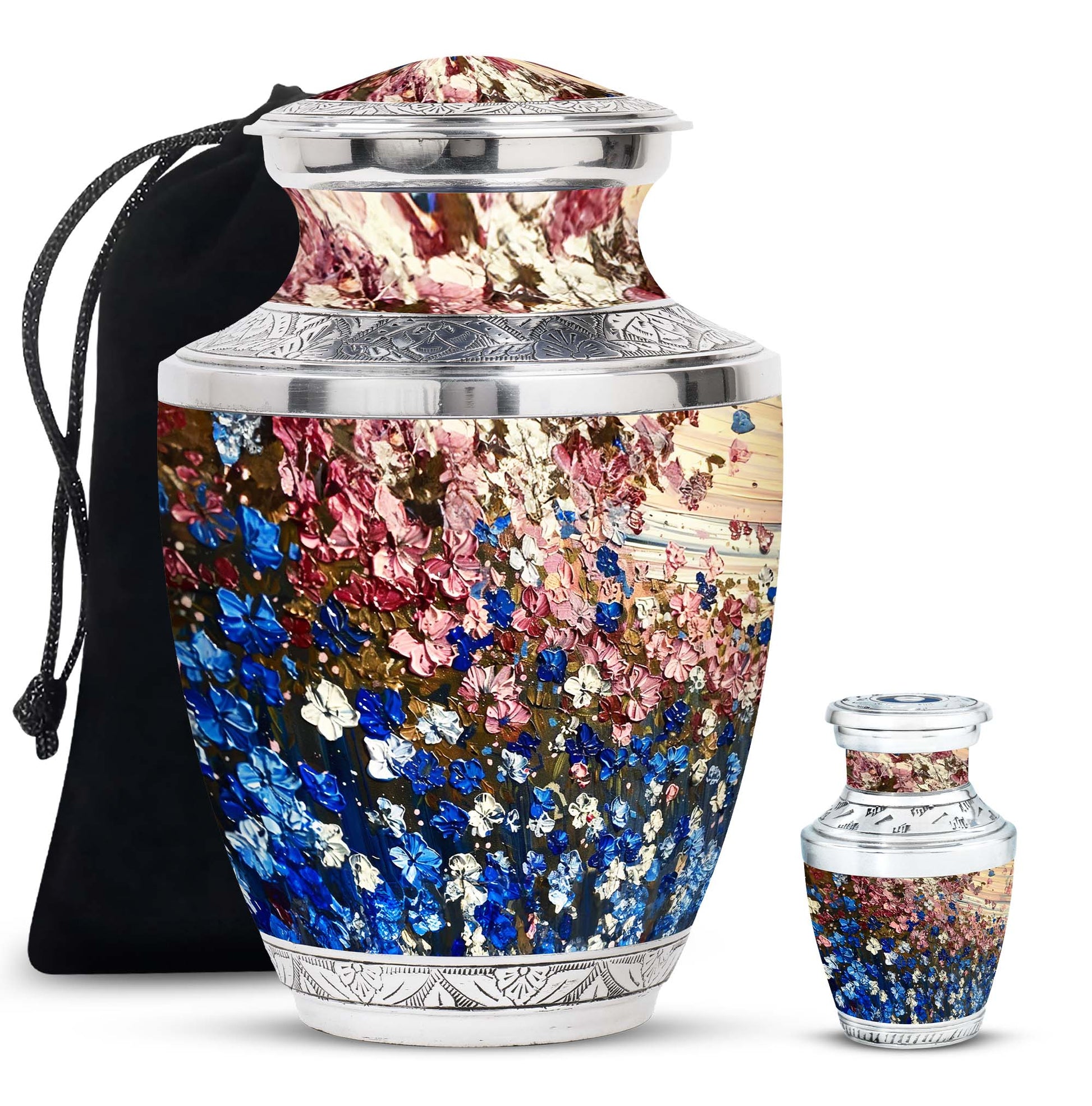 Flowers Urns For Women Funeral, Ashes Cremation Urn