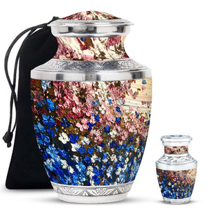 Flowers Urns For Women Funeral, Ashes Cremation Urn