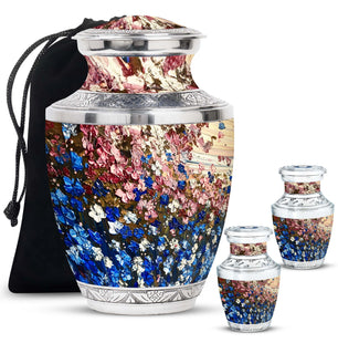 Flowers Urns For Women Funeral, Ashes Cremation Urn