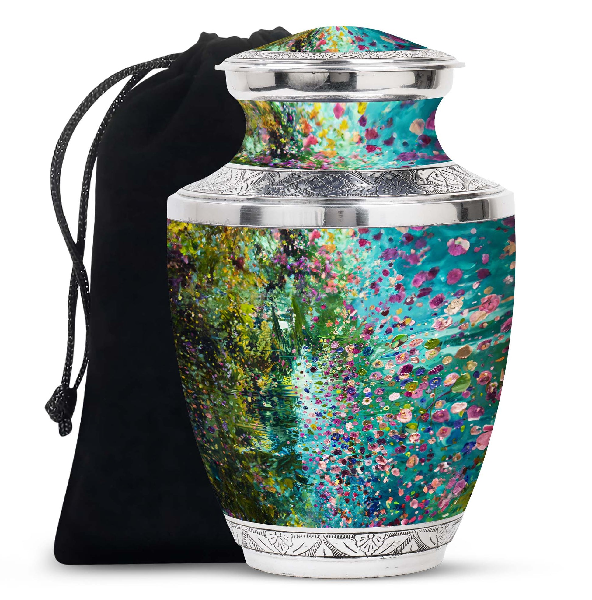 Flowers Urn Vase Funeral, Ashes Cremation Urn For Ashes