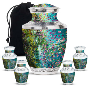 Flowers Urn Vase Funeral, Ashes Cremation Urn For Ashes
