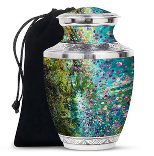Flowers Urn Vase Funeral, Ashes Cremation Urn For Ashes