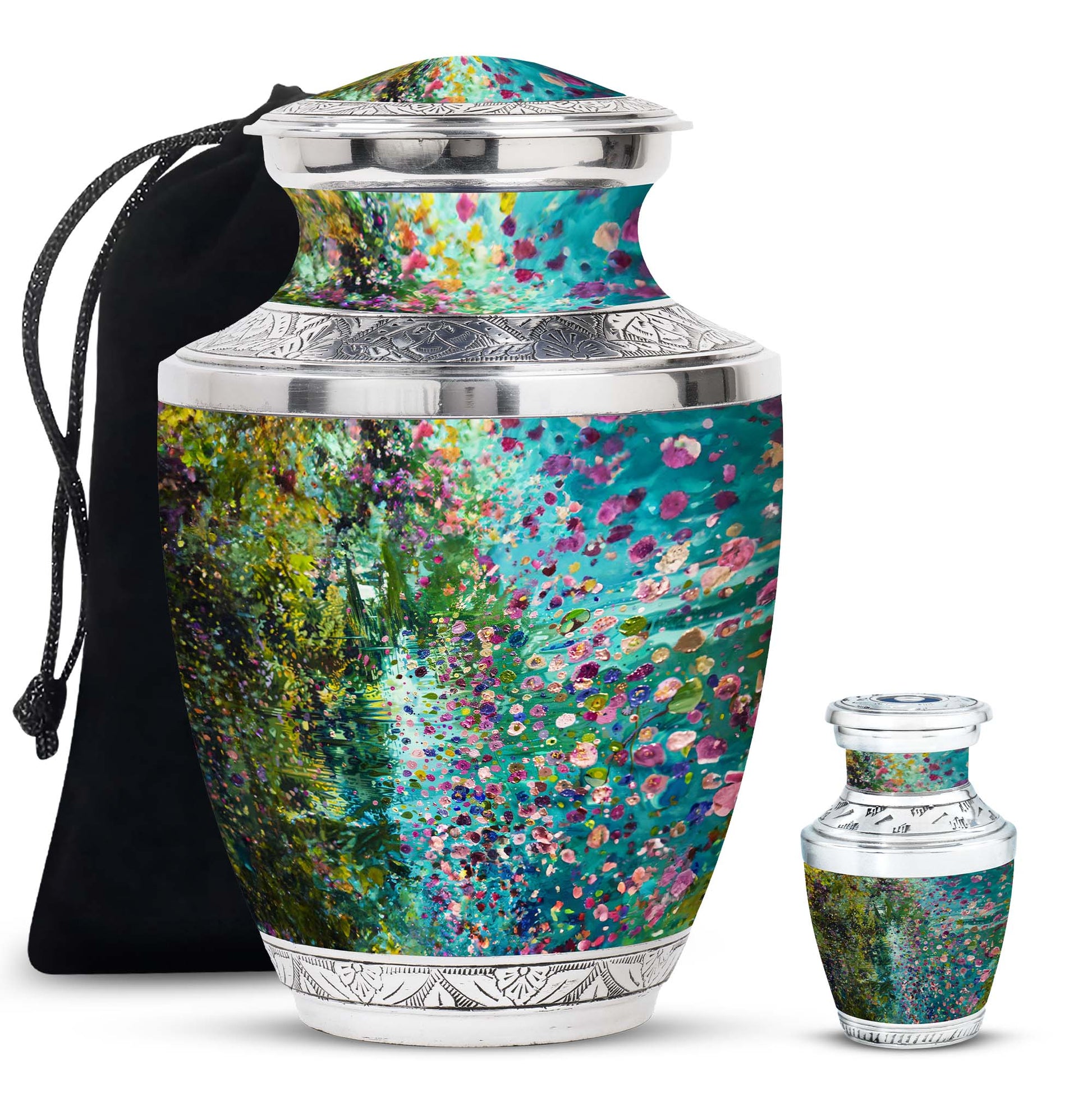 Flowers Urn Vase Funeral, Ashes Cremation Urn For Ashes