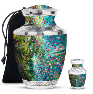 Flowers Urn Vase Funeral, Ashes Cremation Urn For Ashes