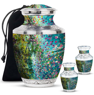 Flowers Urn Vase Funeral, Ashes Cremation Urn For Ashes