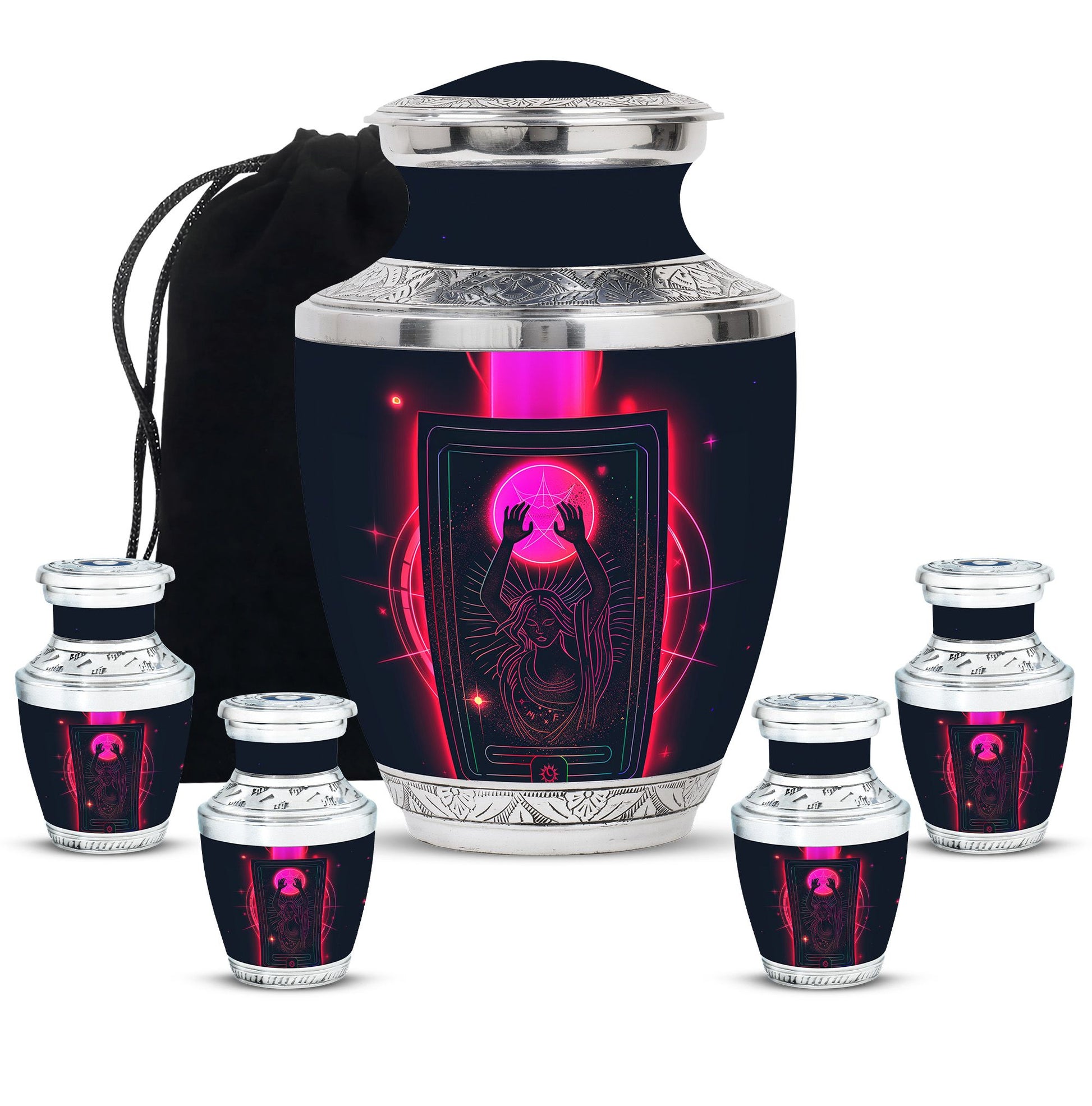 Tarot Keepsake Urns For Ashes Funeral, Ashes Cremation Urn For Ashes