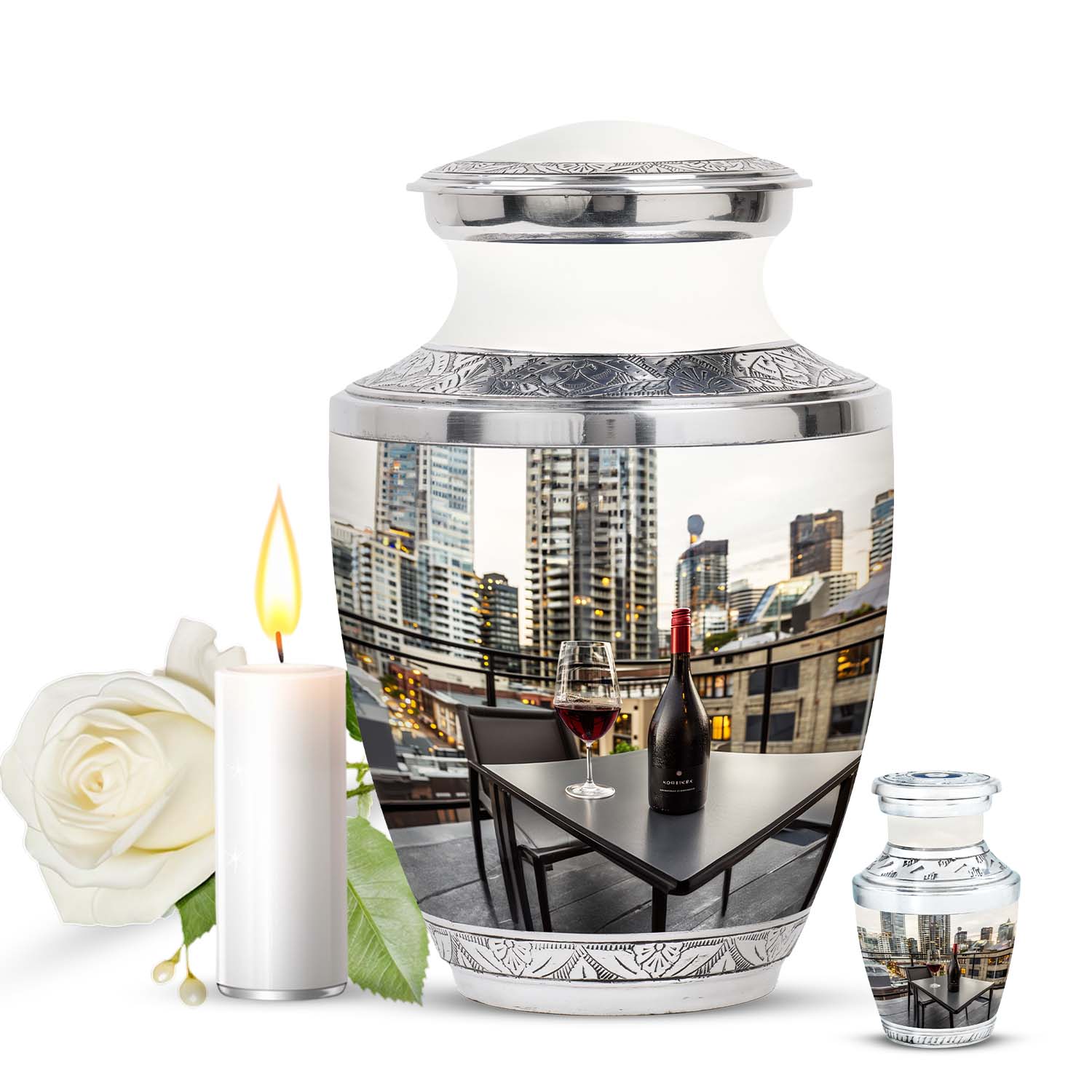 Wine Personal Urns For Human Ashes Keepsake Funeral, Ashes Memorial Urn
