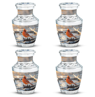 Cardinal Bird Urn Cremation Keepsake Funeral, Ashes Memorial Urn
