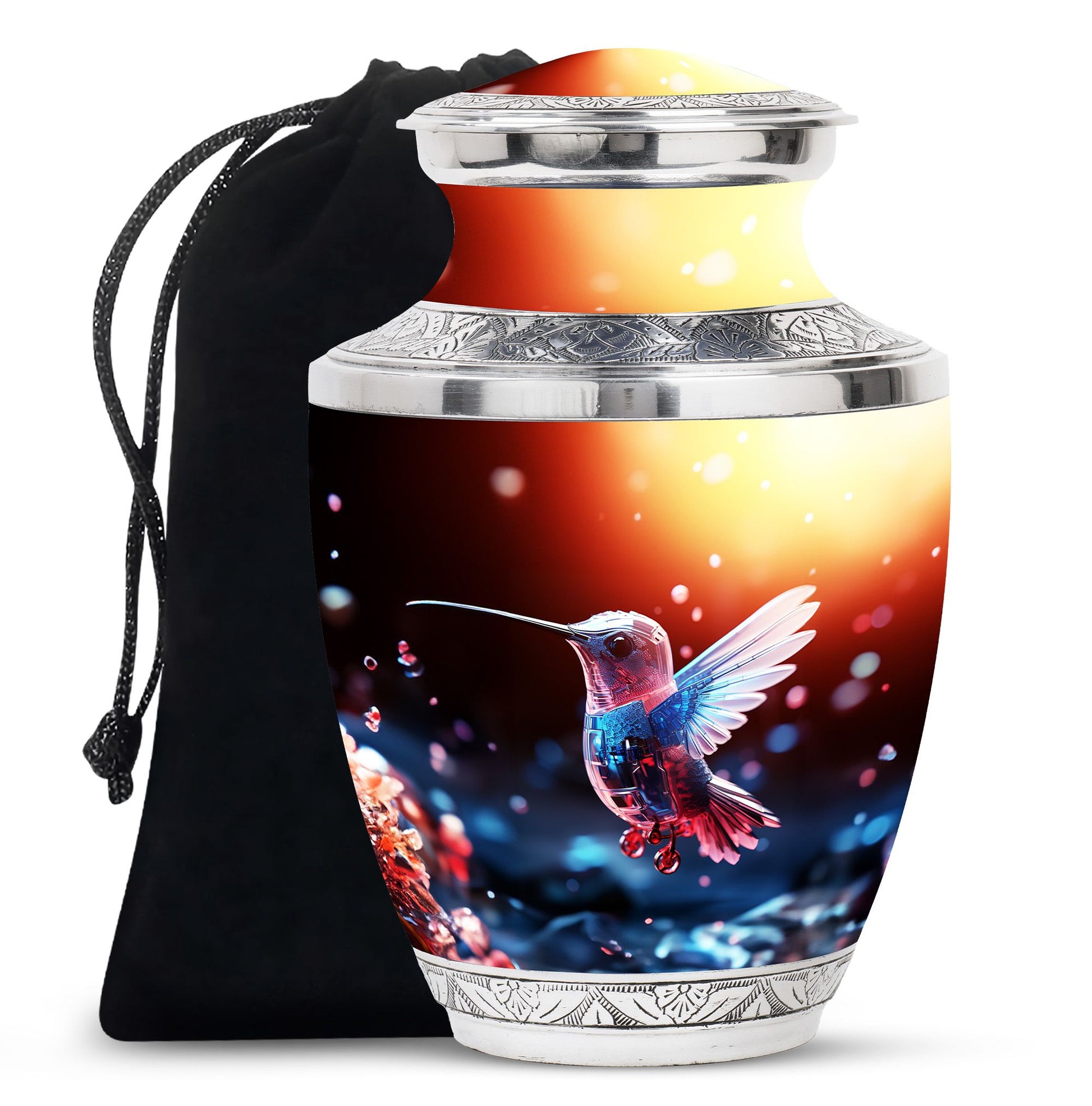 Humming Birds Cremation Keepsakes Funeral, Ashes Cremation Urn