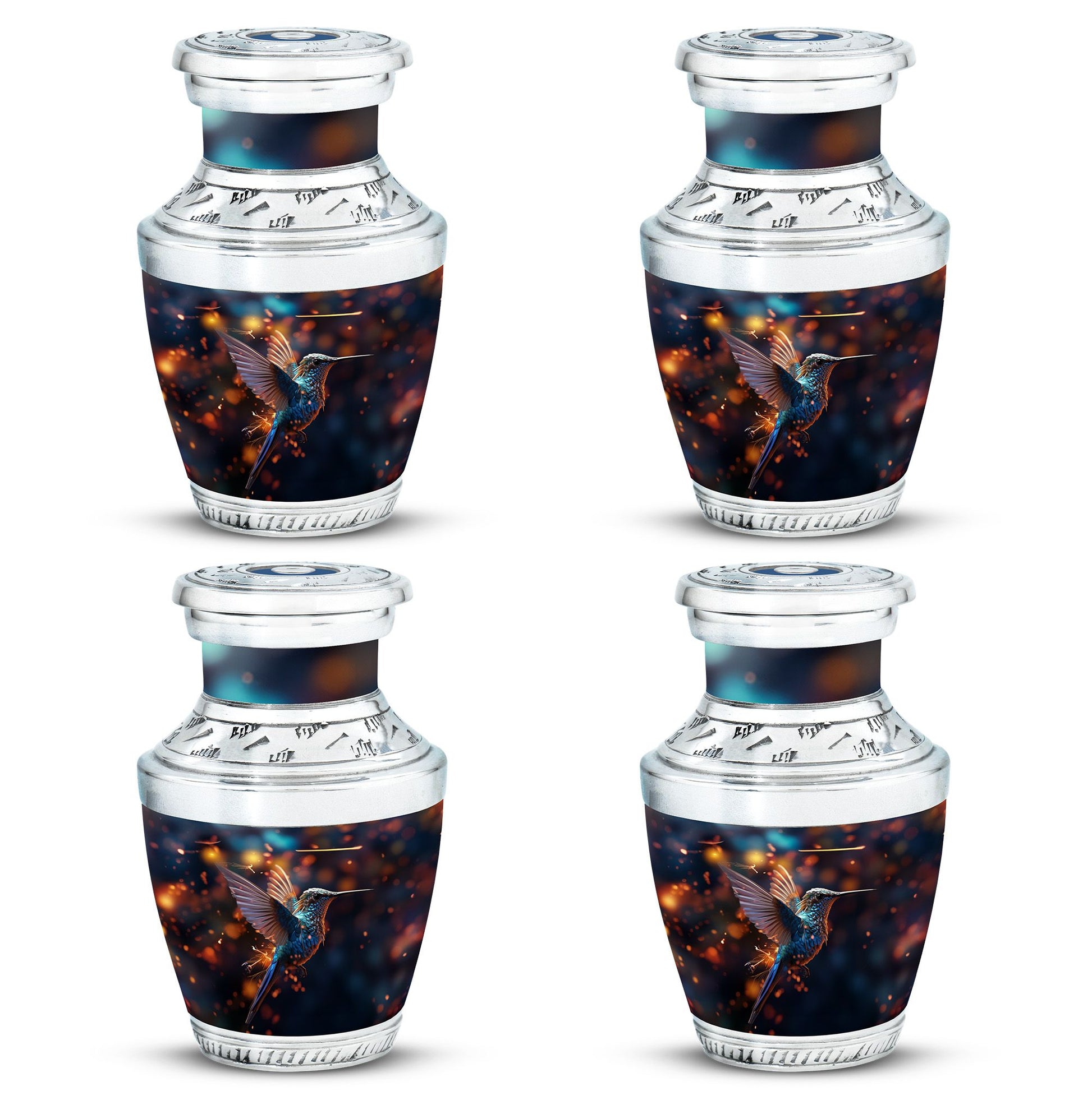 Humming Birds Urn For Mom Ashes Funeral, Ashes Memorial Urn