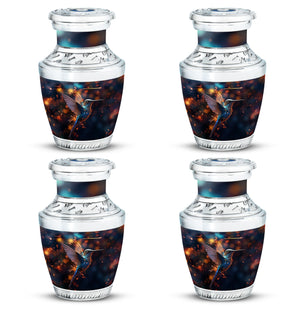 Humming Birds Urn For Mom Ashes Funeral, Ashes Memorial Urn