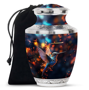 Humming Birds Urn For Mom Ashes Funeral, Ashes Memorial Urn