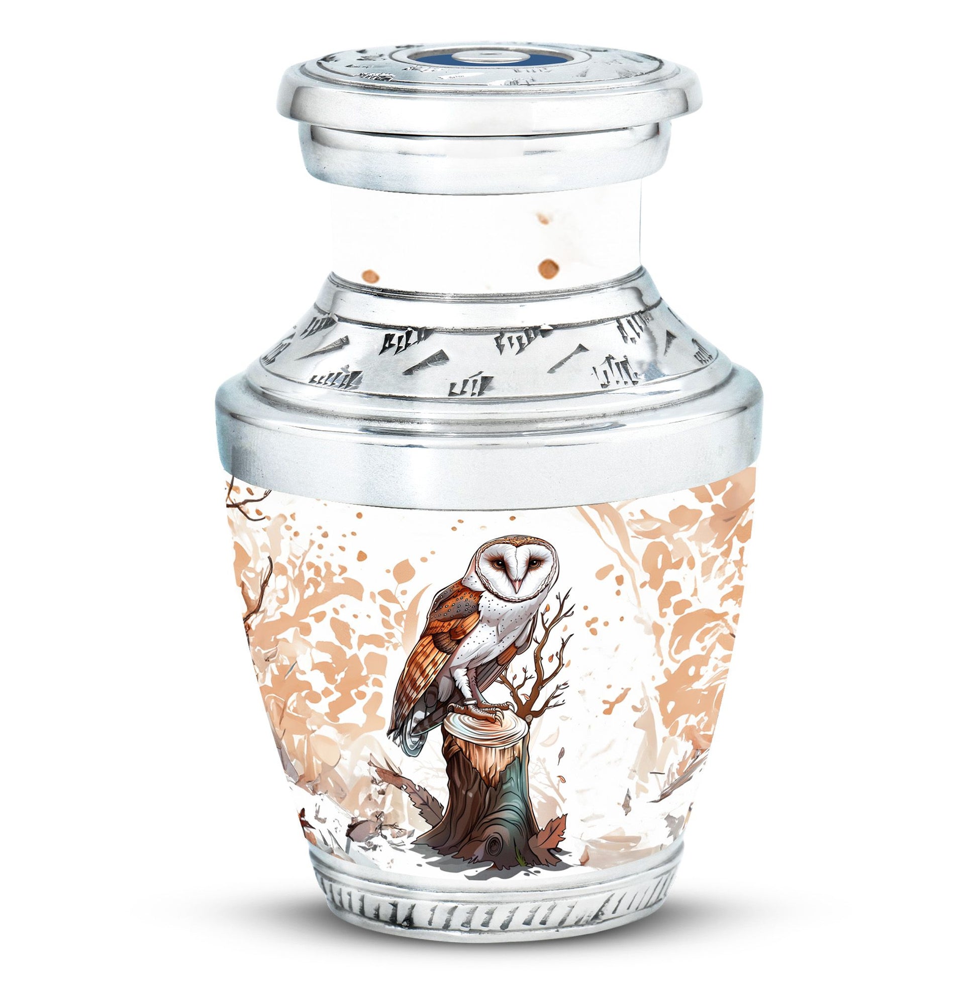 Barn Owl Urn For Human Ashes Women Funeral, Ashes Urn For Ashes
