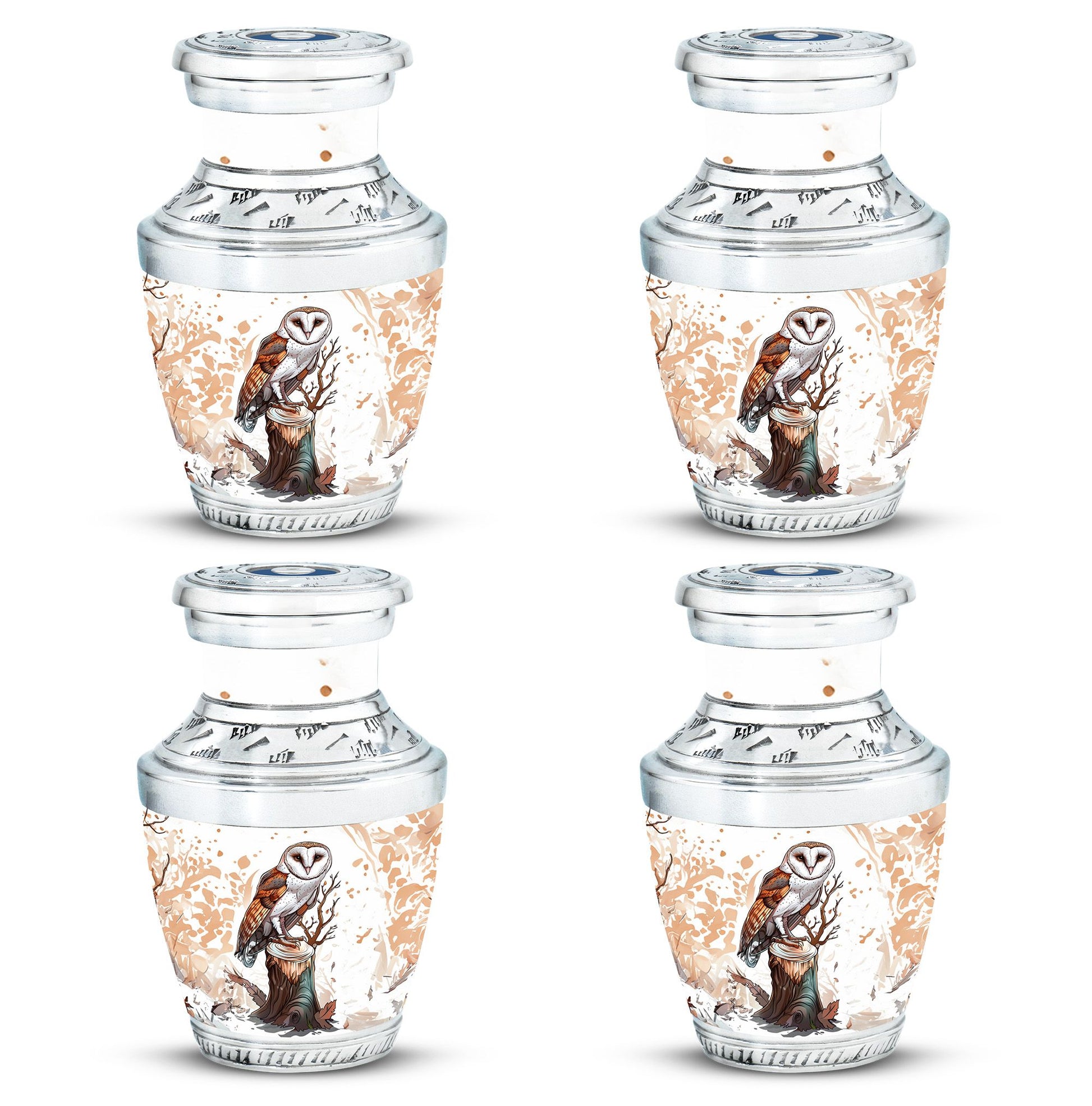 Barn Owl Urn For Human Ashes Women Funeral, Ashes Urn For Ashes