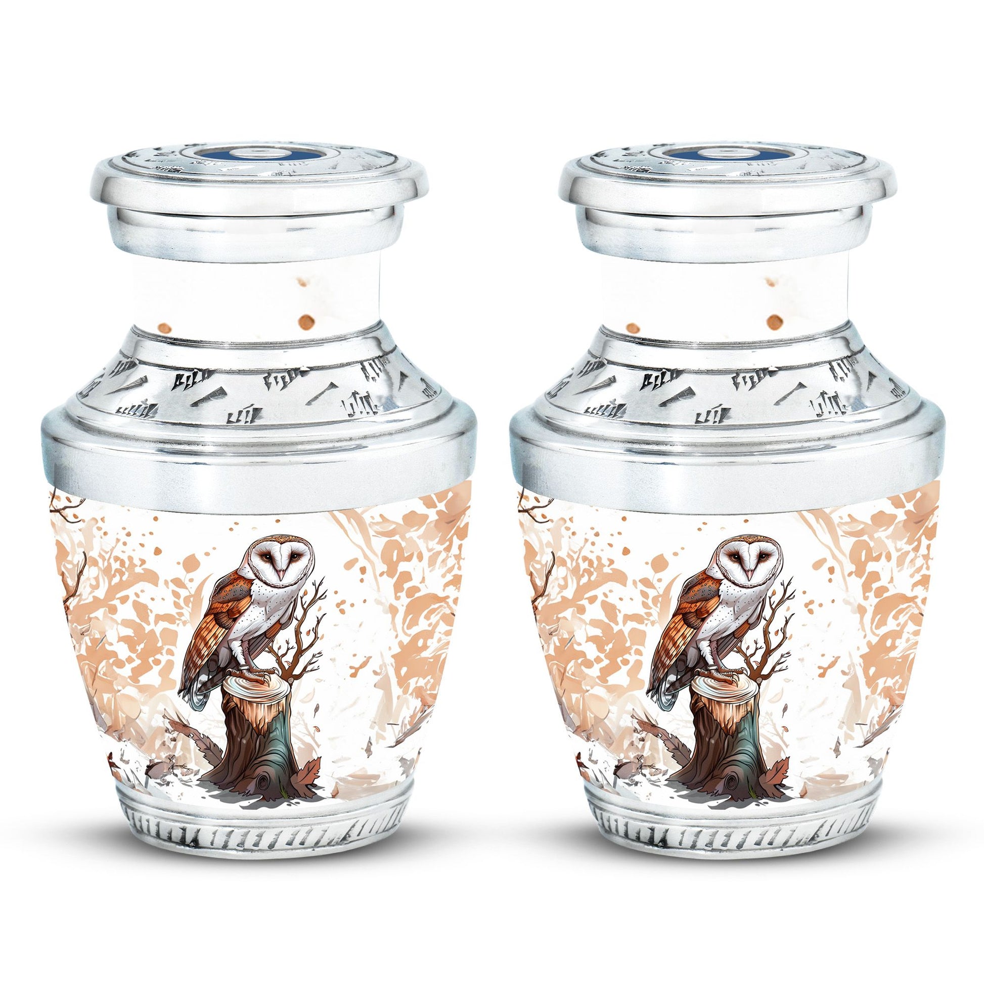 Barn Owl Urn For Human Ashes Women Funeral, Ashes Urn For Ashes