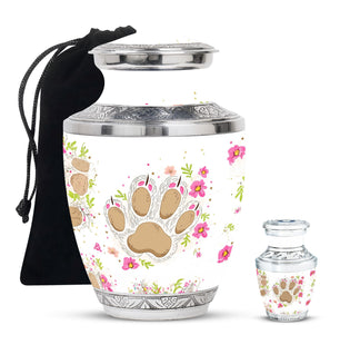 Paws Small Urn For Ashes Funeral, Ashes Cremation Urn For Ashes