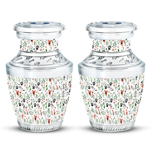Paws Keepsake Urn Funeral, Ashes Cremation Urn For Ashes