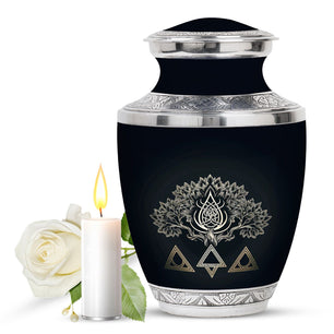 Catholic Small Urn For Human Ashes Funeral, Ashes Memorial Urn