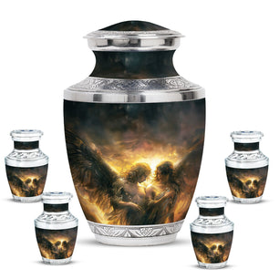 Catholic Urn For Ashes Women Funeral, Ashes Urn