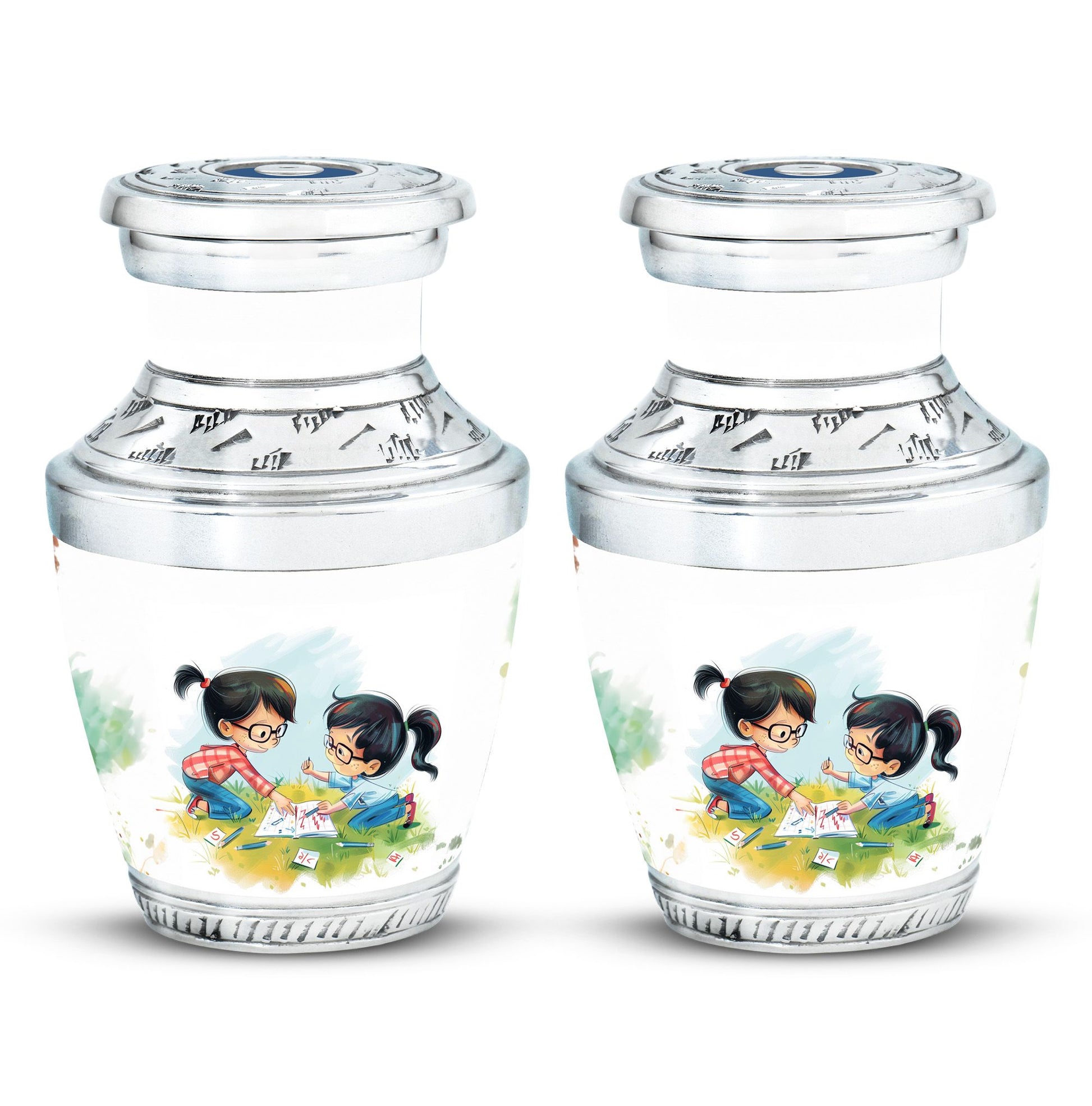 Brother And Sister Urn For Human Ashes Funeral, Ashes Cremation Urn