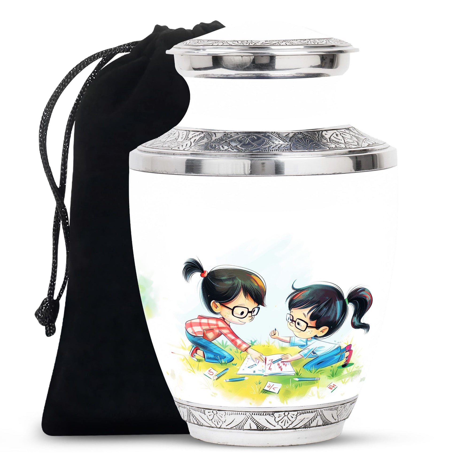 Brother And Sister Urn For Human Ashes Funeral, Ashes Cremation Urn
