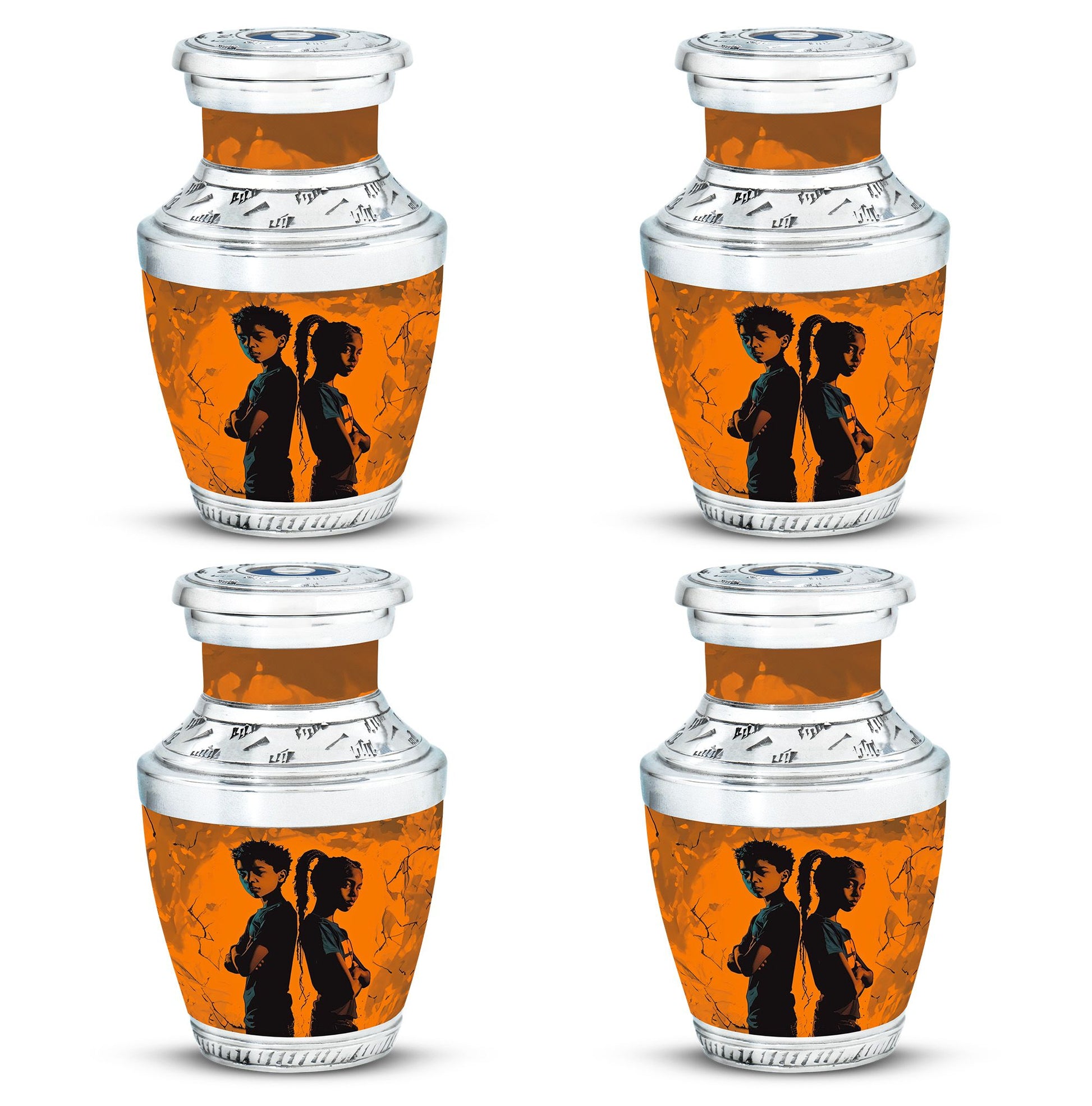 Brother And Sister Mini Urns For Human Ashes Large Funeral, Ashes Urn