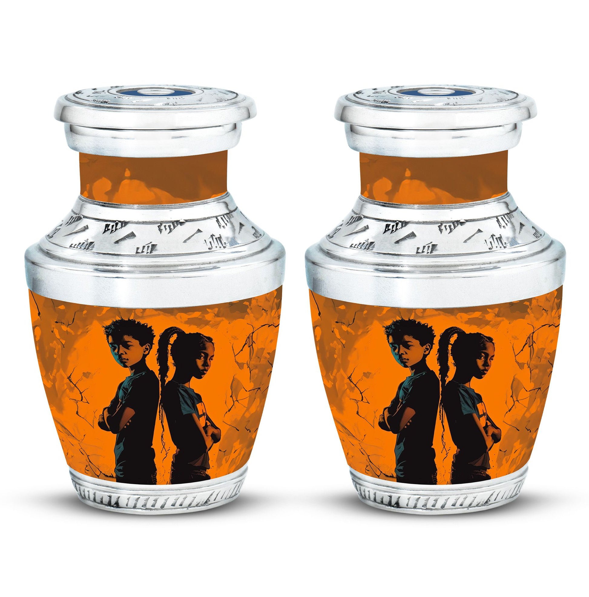 Brother And Sister Mini Urns For Human Ashes Large Funeral, Ashes Urn