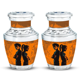 Brother And Sister Mini Urns For Human Ashes Large Funeral, Ashes Urn