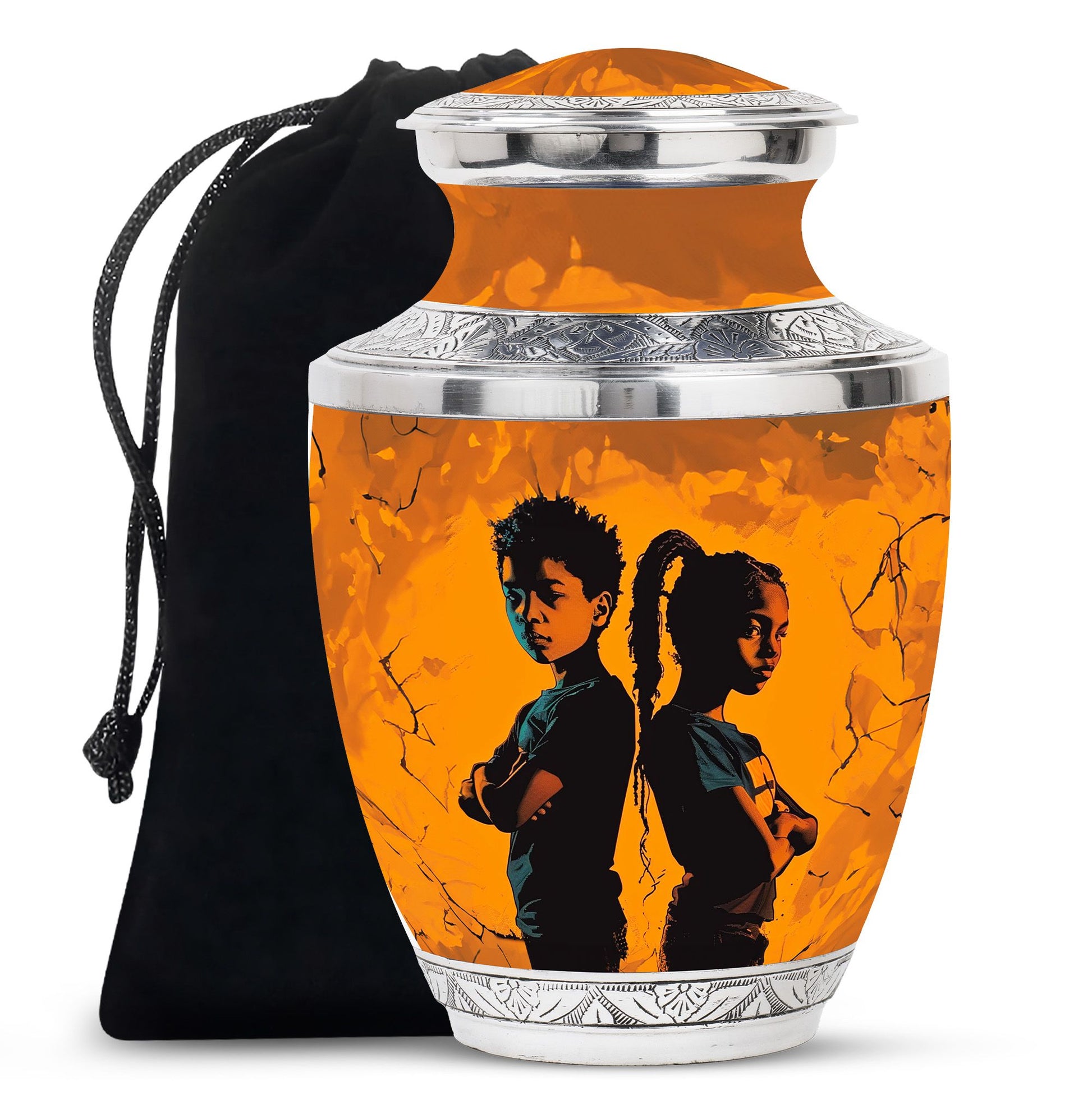 Brother And Sister Mini Urns For Human Ashes Large Funeral, Ashes Urn