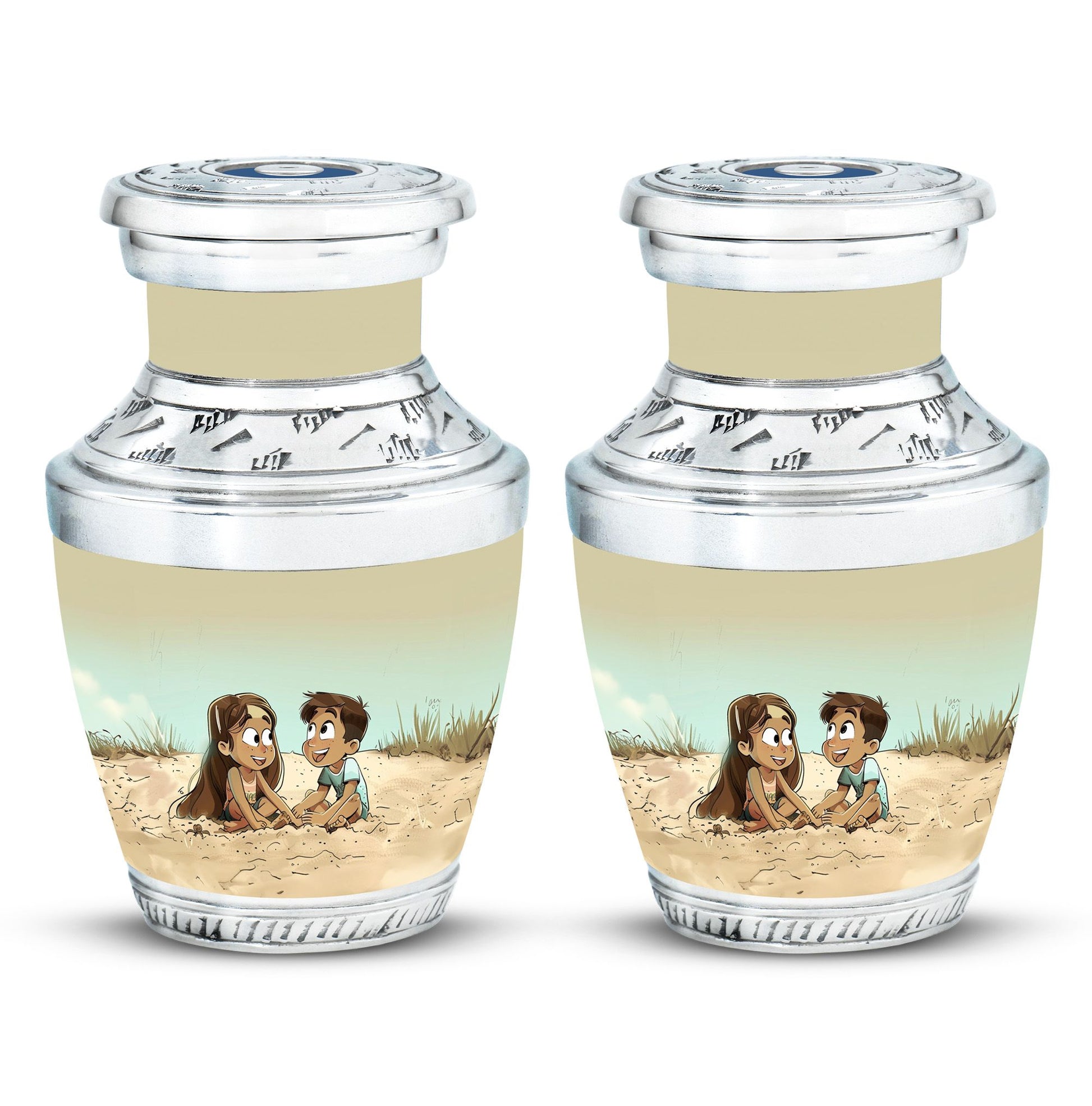 Brother And Sister Urn For Human Ashes Funeral, Ashes Urn For Ashes