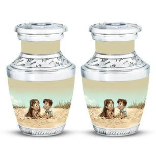 Brother And Sister Urn For Human Ashes Funeral, Ashes Urn For Ashes