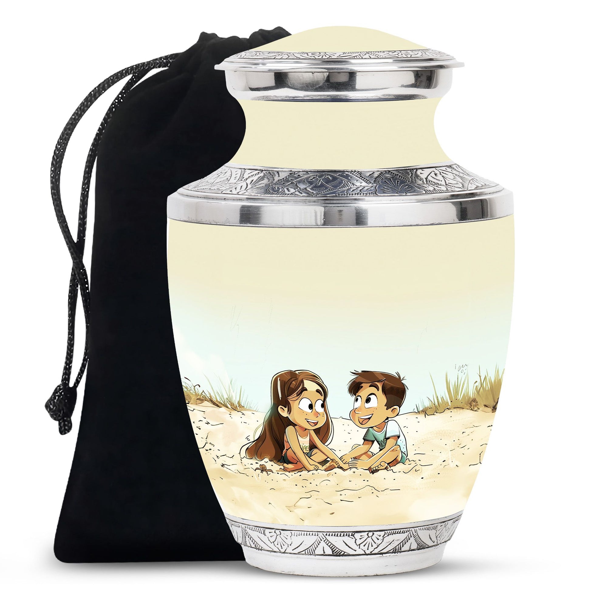 Brother And Sister Urn For Human Ashes Funeral, Ashes Urn For Ashes