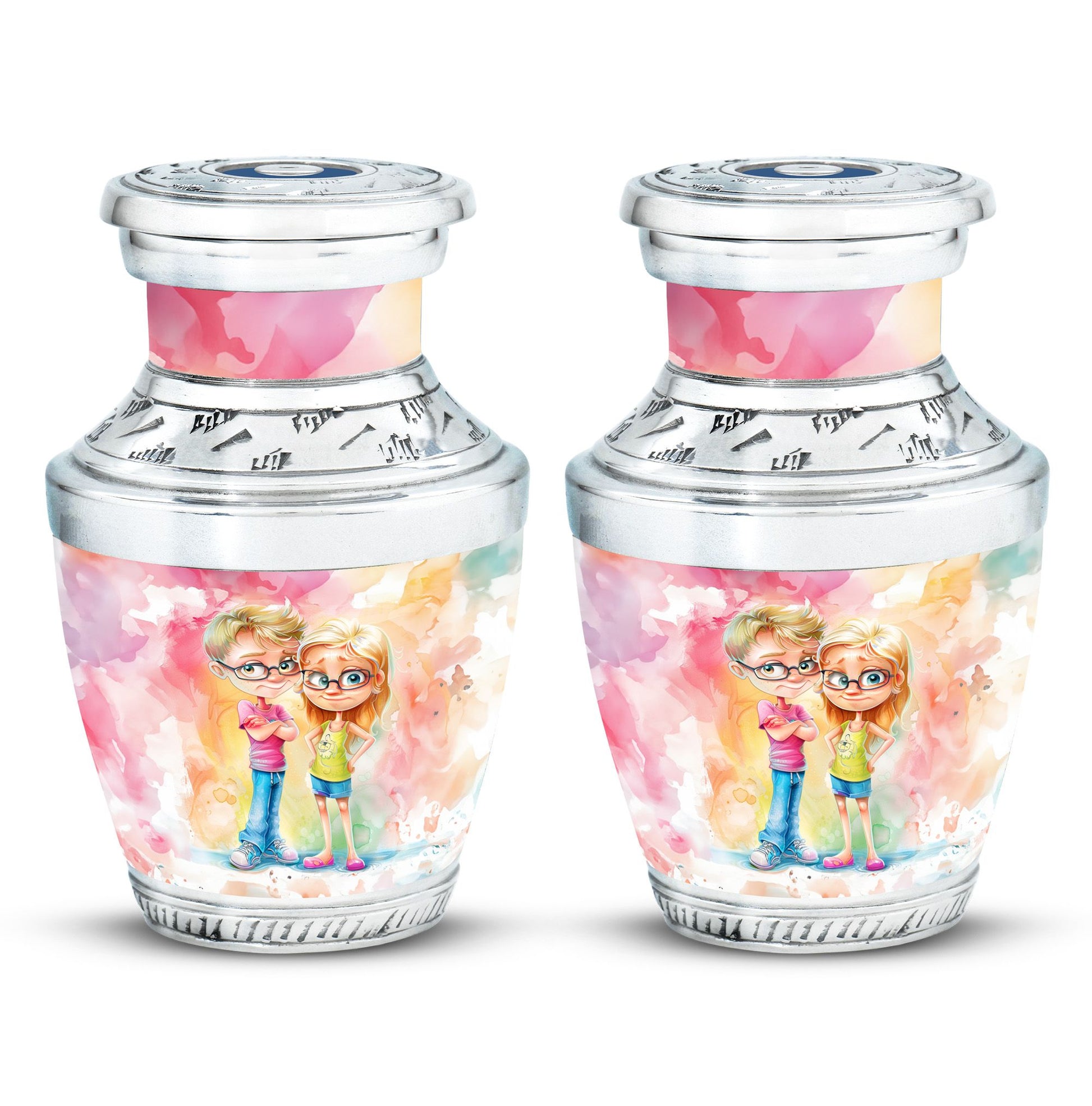 Brother And Sister Urn For Human Ashes Funeral, Ashes Cremation Urn