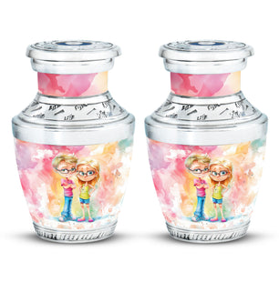 Brother And Sister Urn For Human Ashes Funeral, Ashes Cremation Urn