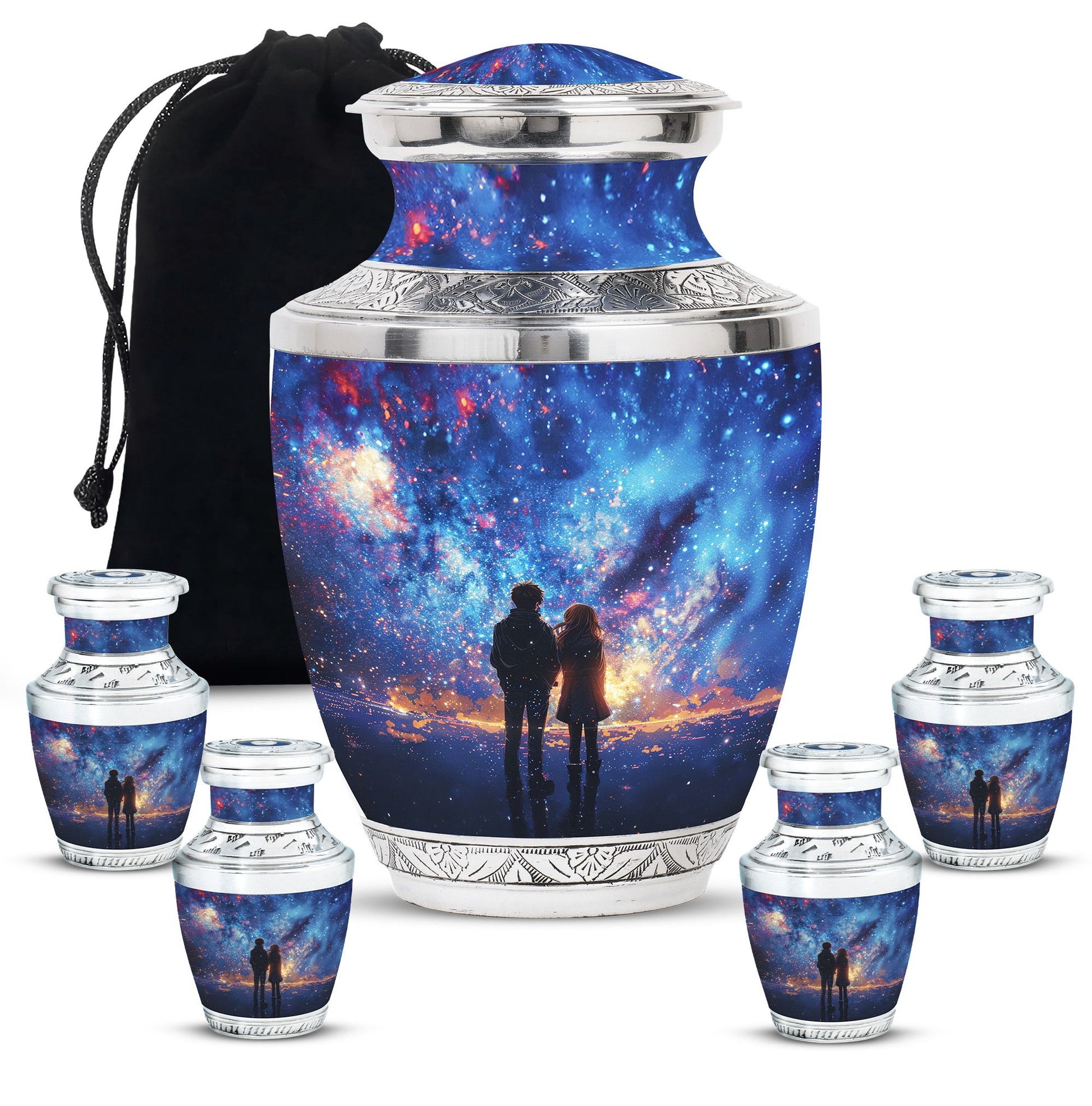 Brother And Sister Burial Urn For Human Large Funeral, Ashes Urn