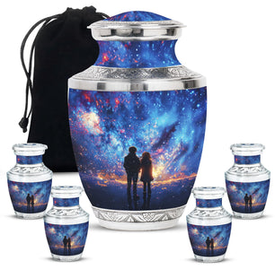 Brother And Sister Burial Urn For Human Large Funeral, Ashes Urn