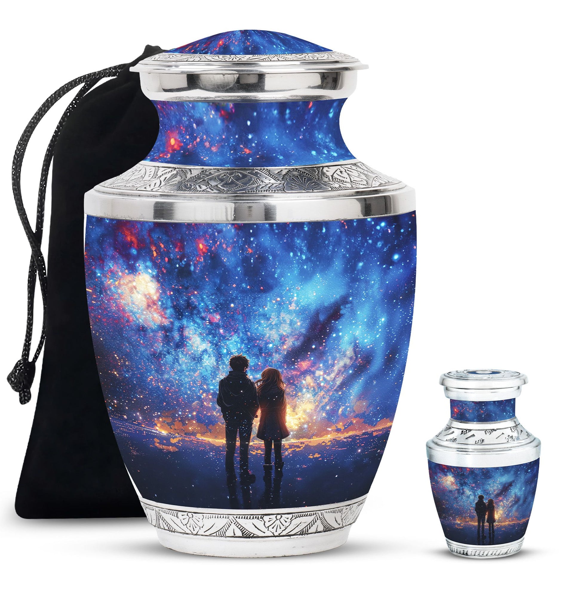 Brother And Sister Burial Urn For Human Large Funeral, Ashes Urn