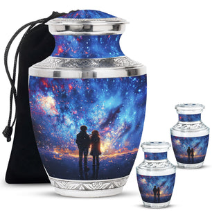 Brother And Sister Burial Urn For Human Large Funeral, Ashes Urn