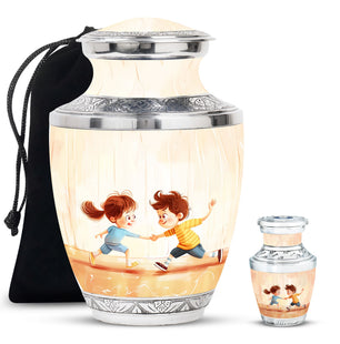 Brother And Sister Urn For Ashes For Women Large Funeral, Ashes Urn