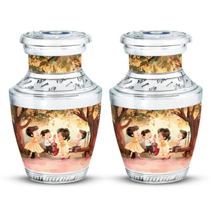 Brother And Sister Urn For Human Ashes Funeral, Ashes Cremation Urn