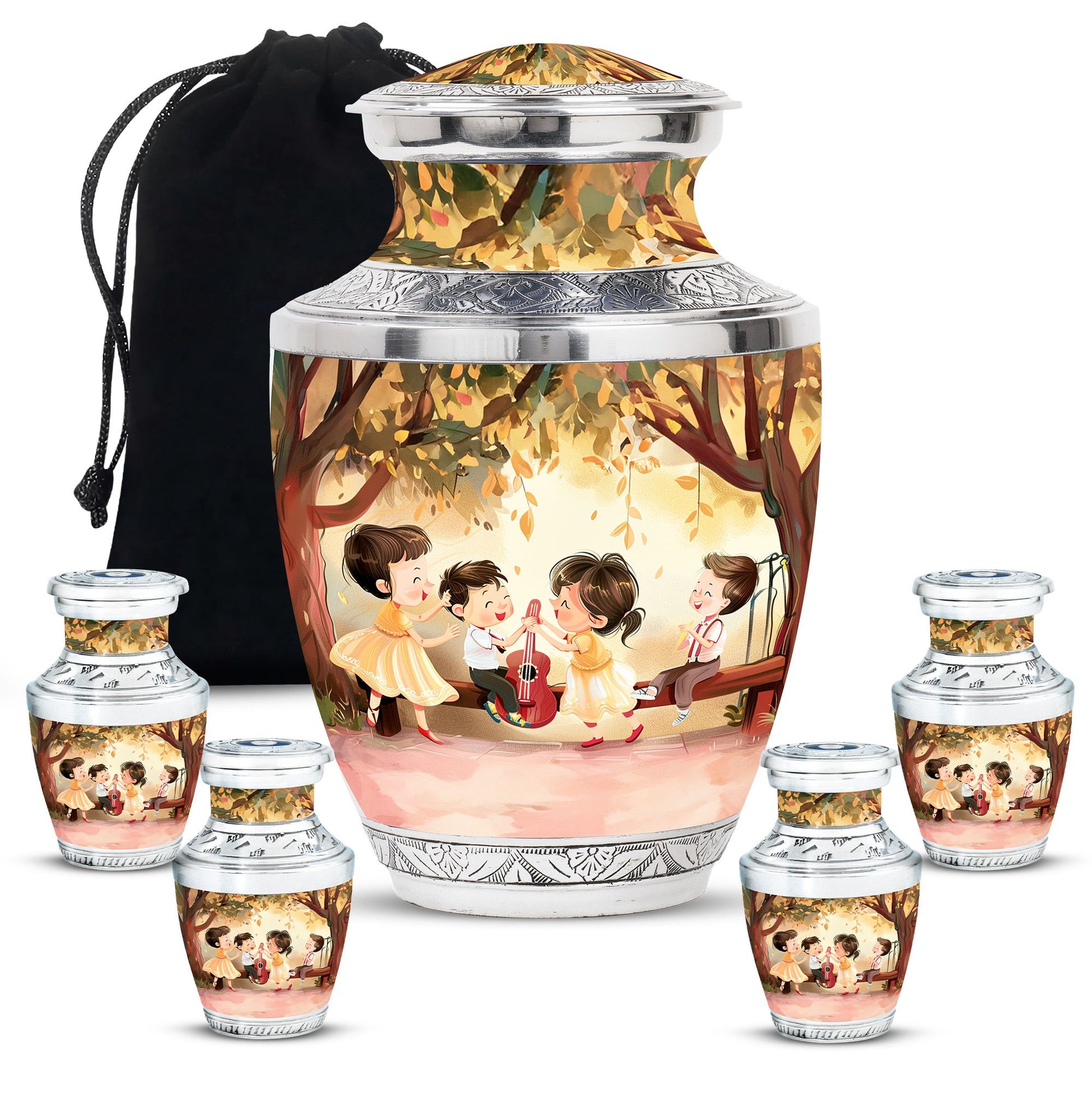 Brother And Sister Urn For Human Ashes Funeral, Ashes Cremation Urn