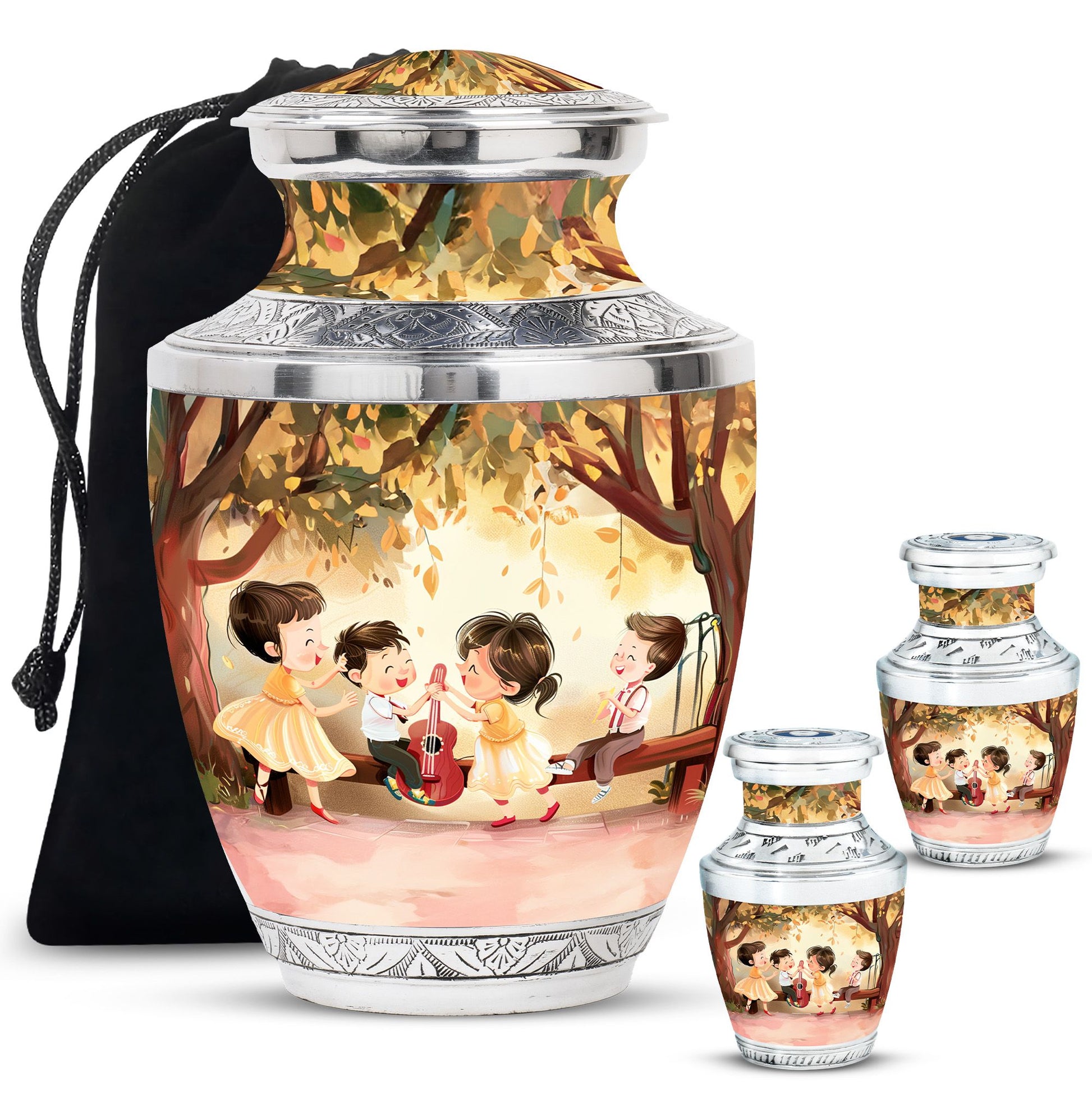 Brother And Sister Urn For Human Ashes Funeral, Ashes Cremation Urn