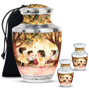 Brother And Sister Urn For Human Ashes Funeral, Ashes Cremation Urn