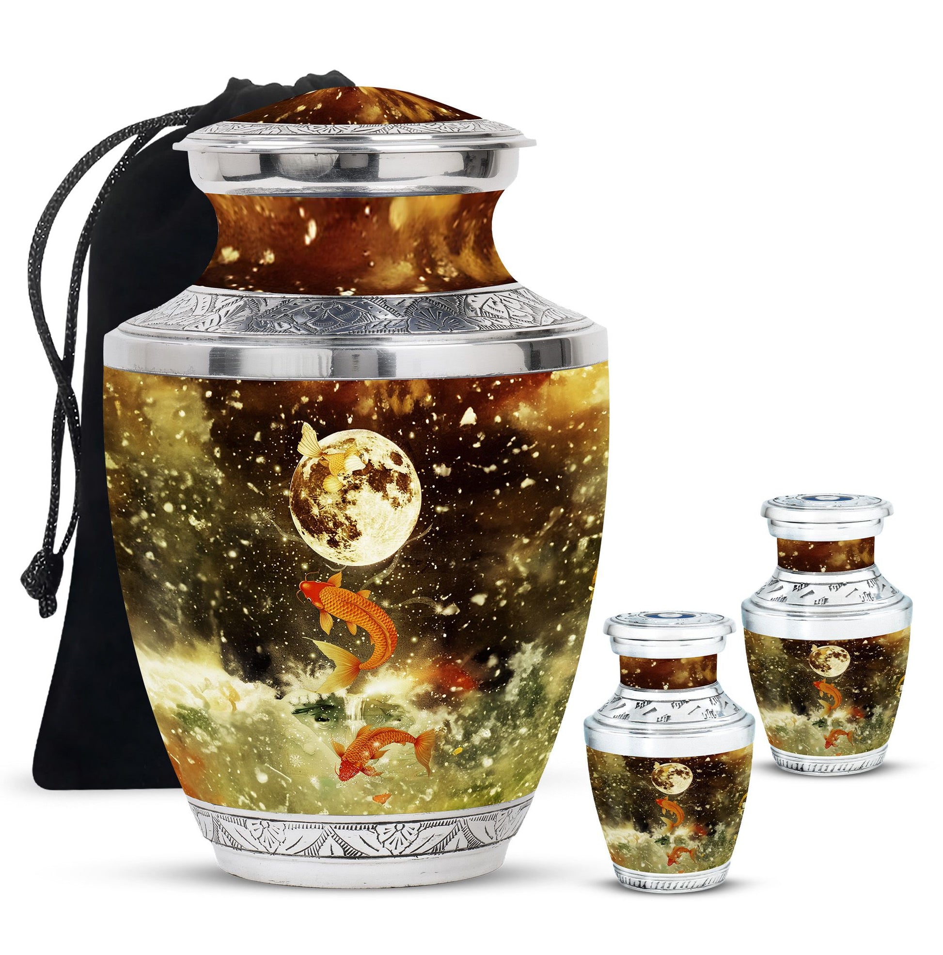 Fish Small Urns For Ashes Funeral, Ashes Memorial Urn