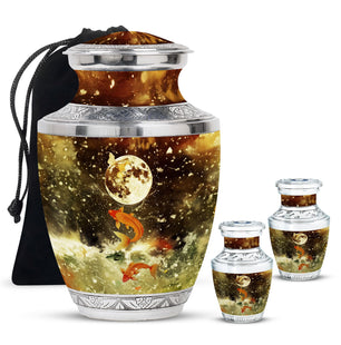Fish Small Urns For Ashes Funeral, Ashes Memorial Urn
