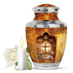 Catholic Ashes Keepsake Funeral, Ashes Cremation Urn For Ashes